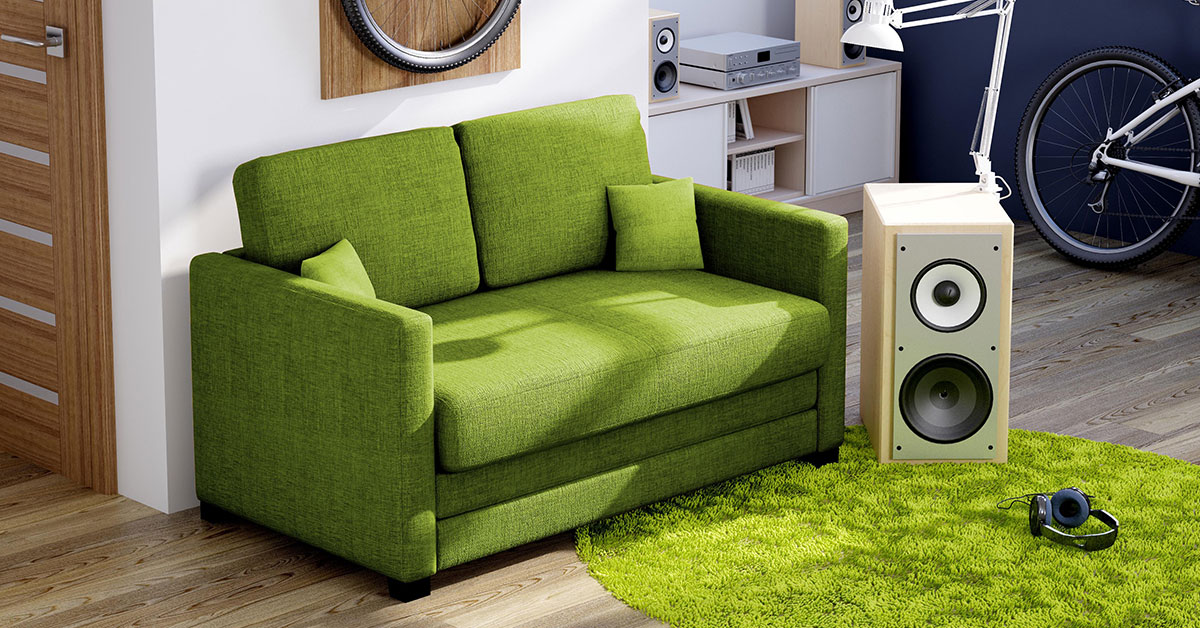 Sofas für Ein-Zimmer-Wohnungen: welches Sofamodell wird gut zu einem kleinen Wohnraum passen?
